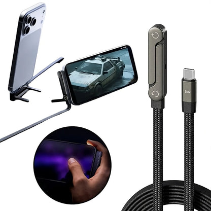 Magicable™ -  2-in-1 Fast Charging Cable With Phone Stand