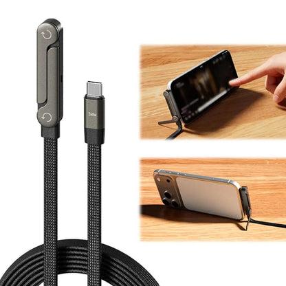 Magicable™ -  2-in-1 Fast Charging Cable With Phone Stand